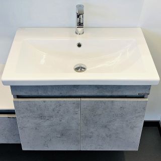 Тумба с раковиной Comforty Осло 00-00006118 70 см Бетон светлый